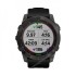 Часы Garmin Fenix 7X Sapphire Solar титановый угольно-серый DLC с силиконовым ремешком