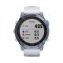 Часы Garmin Fenix 7 Sapphire Solar титановый синий минерал DLC с белым ремешком Часы Garmin Fenix 7 Sapphire Solar титановый синий минерал DLC с белым ремешком