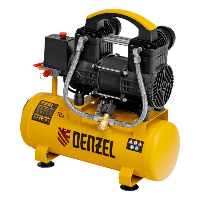 Компрессор безмасляный малошумный DLP-950/10 Denzel Компрессор безмасляный малошумный DLP-950/10 Denzel