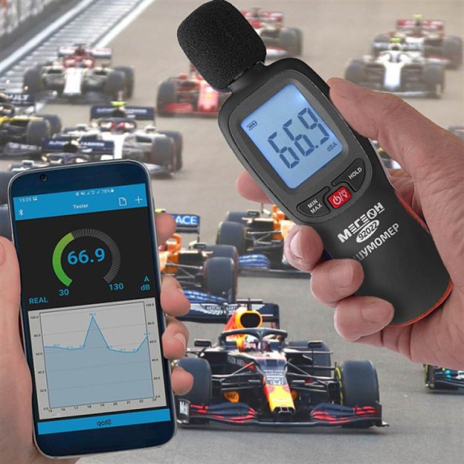 Шумомер МЕГЕОН 92022 с Bluetooth Шумомер МЕГЕОН 92022 с Bluetooth