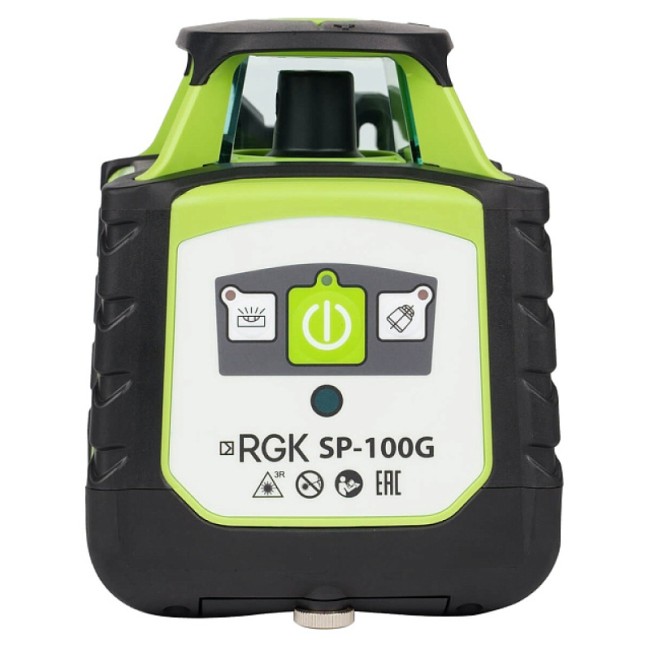 Комплект ротационного нивелира с раздвижным штативом RGK SP-100G COMBO с калибровкой