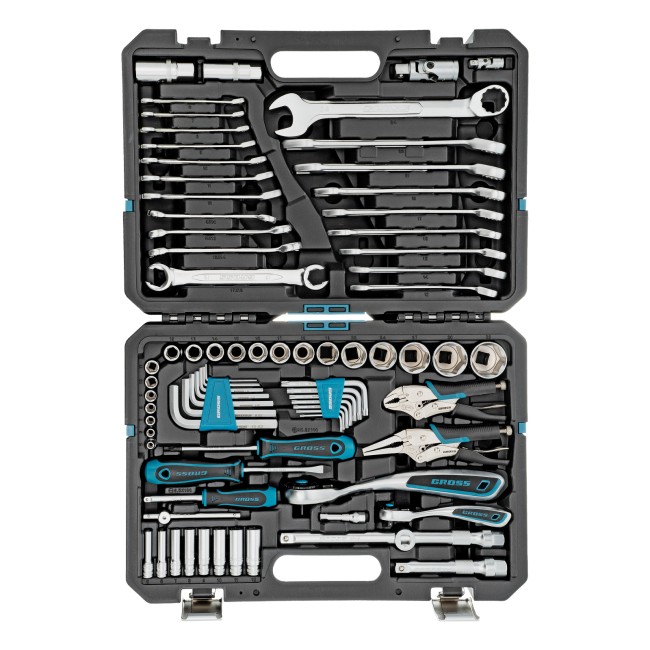 Набор инструментов 1/4", 1/2", CrV 78 предметов Gross