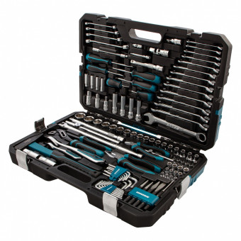 Набор инструментов 1/4", 1/2", CrV 115 предметов Gross Набор инструментов 1/4", 1/2", CrV 115 предметов Gross