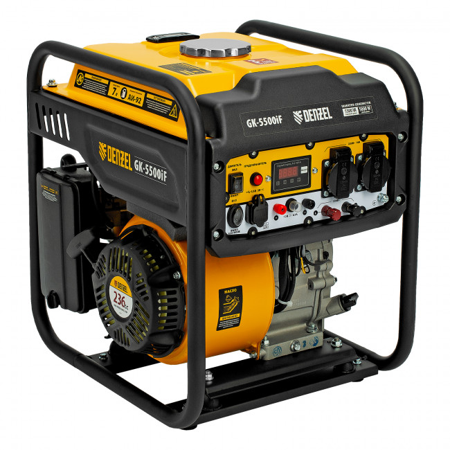 Генератор инверторный GK-5500iF 5,5 кВт DENZEL Генератор инверторный GK-5500iF 5,5 кВт DENZEL
