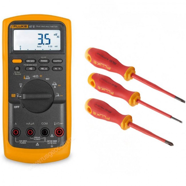 Комплект Fluke IB875L - мультиметр Fluke 87V с набором отвёрток