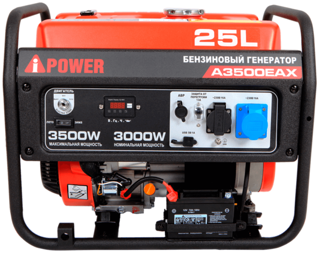 Бензиновый генератор A-iPower A3500EAX  + транспортировочный комплект A-iPower A