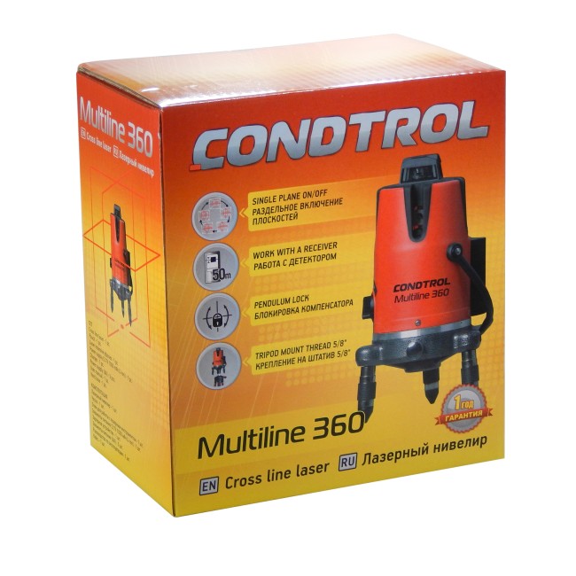 Лазерный нивелир CONDTROL Multiline 360 Лазерный нивелир CONDTROL Multiline 360