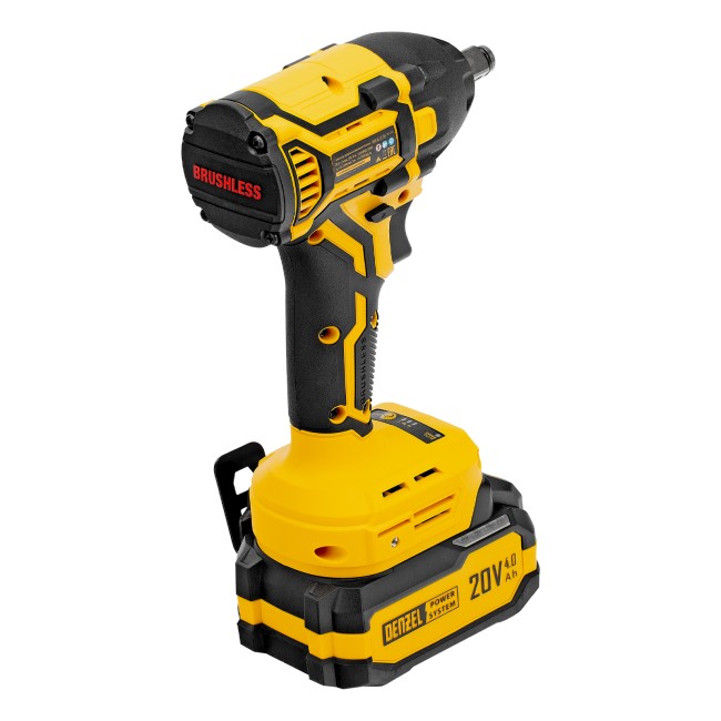 Гайковерт ударный аккумуляторный CIWH-BL-20-350 Denzel