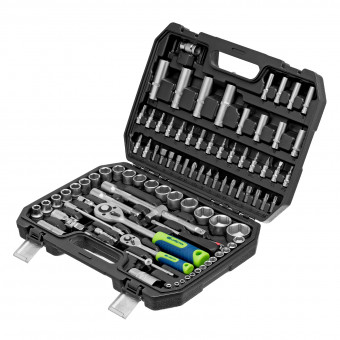 Набор инструментов 1/2", 1/4" 94 предмета Сибртех