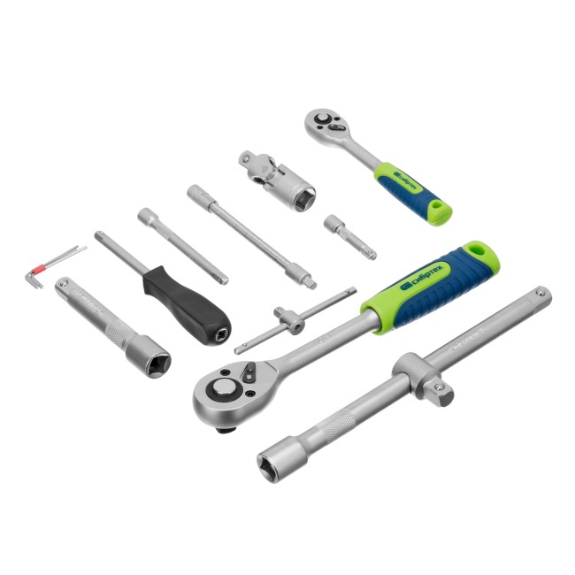 Набор инструментов 1/2", 1/4" 94 предмета Сибртех Набор инструментов 1/2", 1/4" 94 предмета Сибртех