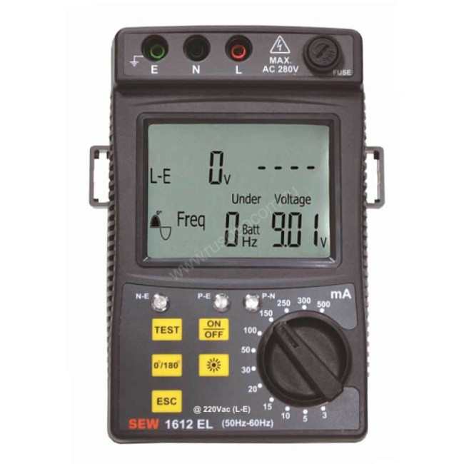 Измеритель параметров УЗО SEW 1612 EL Измеритель параметров УЗО SEW 1612 EL