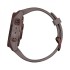 Часы Garmin Fenix 7S Sapphire Solar титановый темно-бронзовый с сланцево-серым силиконовым ремешком