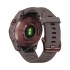 Часы Garmin Fenix 7S Sapphire Solar титановый темно-бронзовый с сланцево-серым силиконовым ремешком
