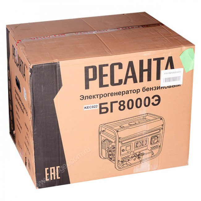 Бензиновый генератор Ресанта БГ 8000 Э
