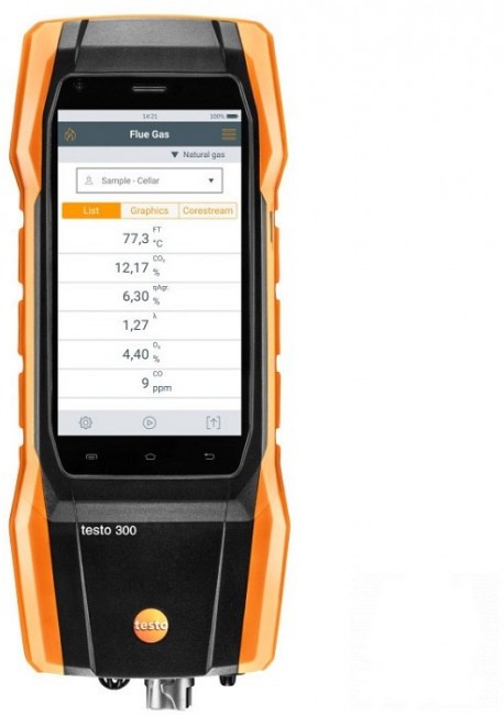 Комплект Testo 300 Longlife (O2, СО с H2-компенсацией до 8 000 ppm) Комплект Testo 300 Longlife (O2, СО с H2-компенсацией до 8 000 ppm)