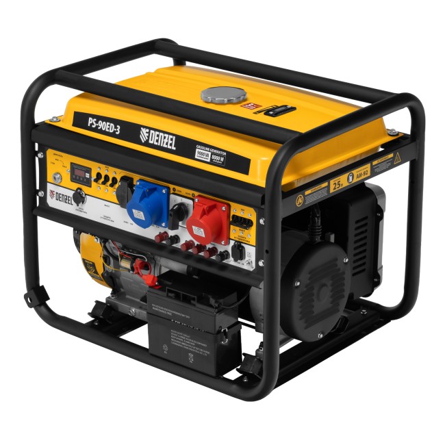 Генератор бензиновый PS 90 ED-3, 9.0 кВт Denzel Генератор бензиновый PS 90 ED-3, 9.0 кВт Denzel