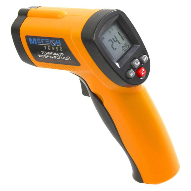 Бесконтактный инфракрасный термометр (пирометр) МЕГЕОН 16550