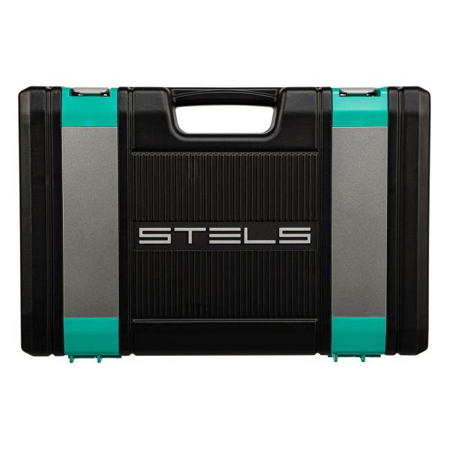 Набор инструментов 1/2", 1/4", CrV 76 предметов Stels Набор инструментов 1/2", 1/4", CrV 76 предметов Stels