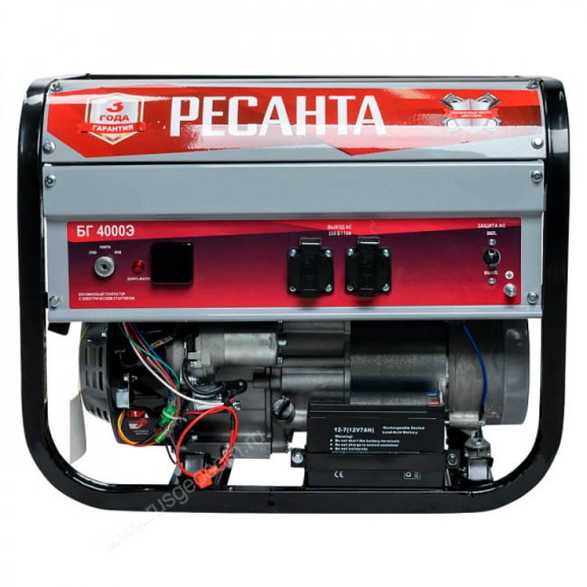 Бензиновый генератор Ресанта БГ 4000 Э Бензиновый генератор Ресанта БГ 4000 Э