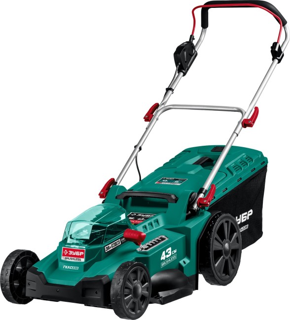 Газонокосилка бесщеточная ГКЛ-4336 ЗУБР без АКБ