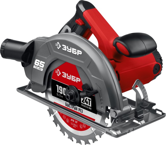 Циркулярная пила дисковая ПД-65 ЗУБР Циркулярная пила дисковая ПД-65 ЗУБР