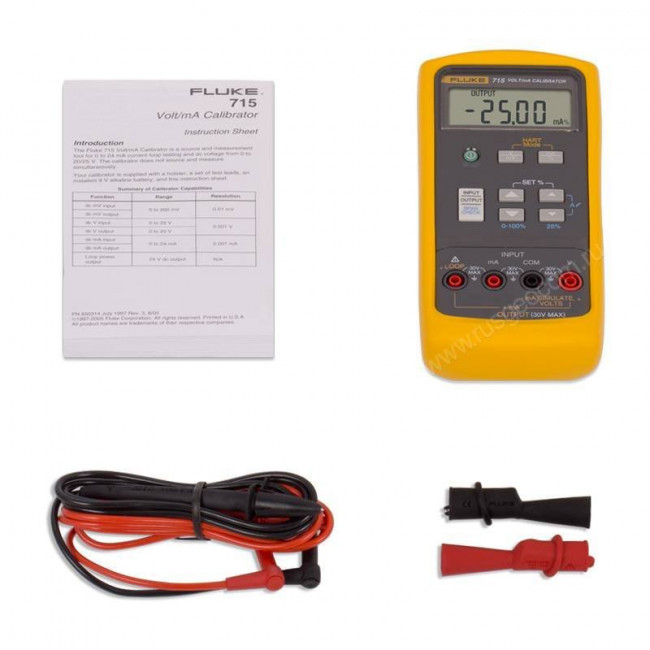 Калибратор токовой петли Fluke 715 Калибратор токовой петли Fluke 715
