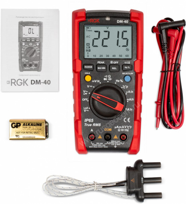 Мультиметр RGK DM-40 Мультиметр RGK DM-40